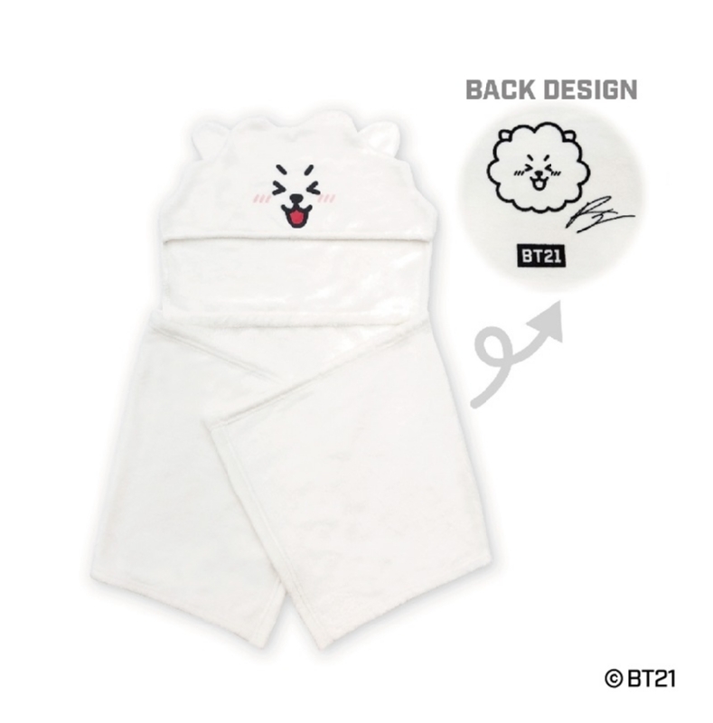 BTS BT21 RJ ジン パーカーブランケット ホリデー BTS BT21 RJ ジン パーカーブランケット ホリデー