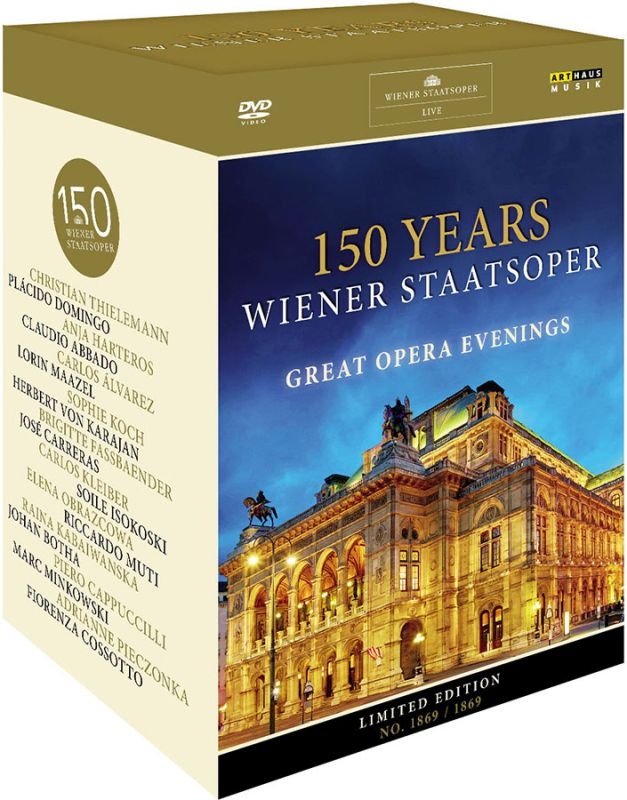 Vienna State Opera : 150 Years Wiener Staatsoper -Great Opera Evenings (11DVD)