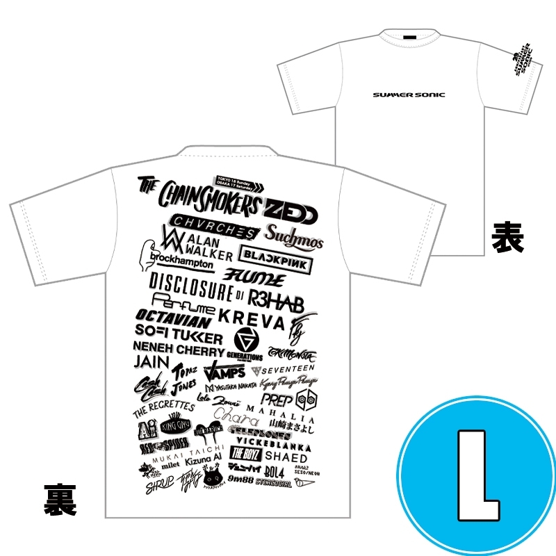 1DAY限定 アーティストロゴコラージュTシャツ [TOKYO 8.18 / OSAKA