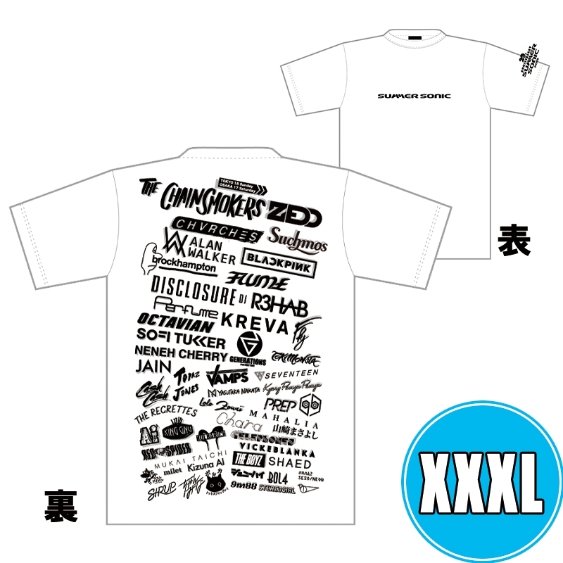1DAY限定 アーティストロゴコラージュTシャツ [TOKYO 8.18 / OSAKA ...