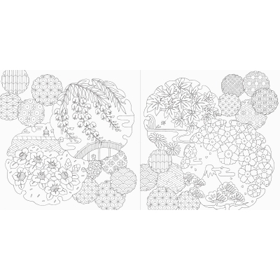 四季の和柄と花景色ぬり絵ブック パイインターナショナル Hmv Books Online 四季の和柄と花景色ぬり絵ブック パイインターナショナル Hmv Books Online
