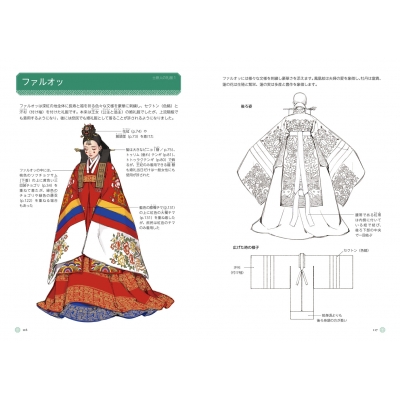 イラストでわかる伝統衣装 韓服 女性編 構造 髪型 装身具 禹那英