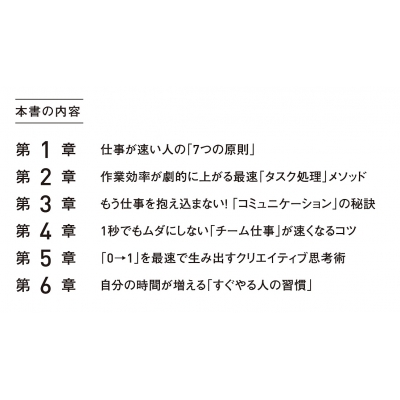 仕事が速い人は これ しかやらない ラクして速く成果を出す 7つの原則 石川和男 ビジネス Hmv Books Online