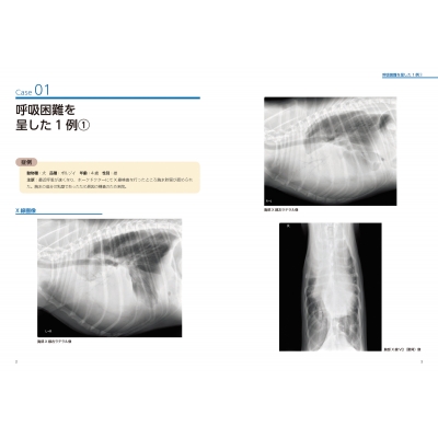 症例でみる犬と猫の胸部・腹部X線読影 異常所見を見落とさないために