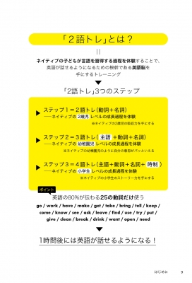 英語 2語トレ 世界標準の英語が話せる 言語習得の科学 に基づく学習法 重森ちぐさ Hmv Books Online