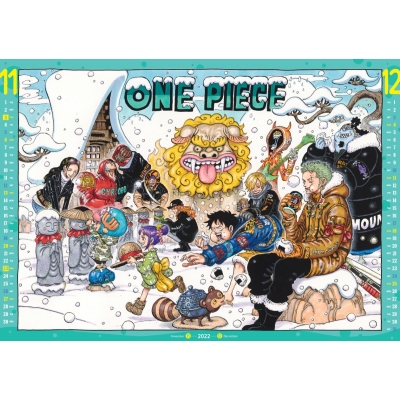 One Piece コミックカレンダー 特製スケジュール帳付き 22 尾田栄一郎 Hmv Books Online