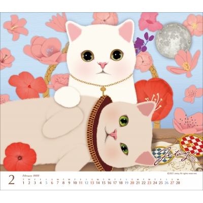 22 ミニカレンダー 猫のchoo Choo プレミアム Jetoy Hmv Books Online
