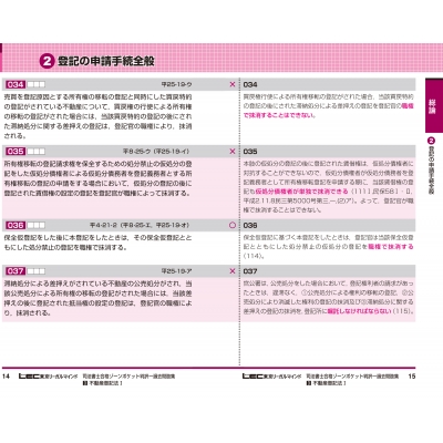 司法書士合格ゾーンポケット判択一過去問肢集 令和4年受験向け 3