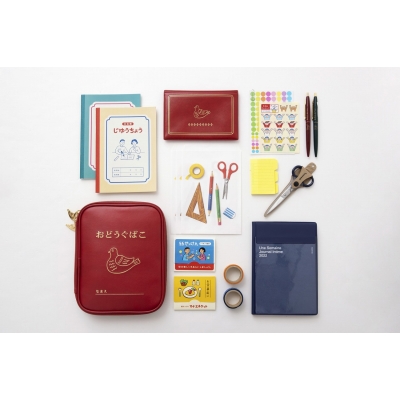 ニューレトロ by HIGHTIDE おどうぐばこ型マルチポーチBOOK : ブランド