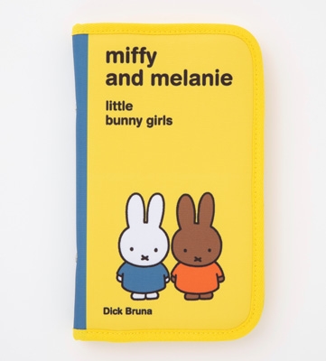 miffy 多機能マルチポーチ BOOK ミッフィーとメラニー 画像