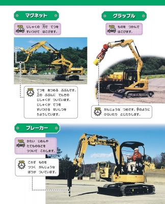 しごととつくりがよくわかる!じどう車くらべ クレーン車・ゆあつ