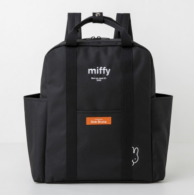 Miffy ミッフィーのバックパックbook Black Ver. : Brand Mook