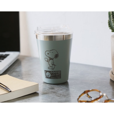 SNOOPY CUP COFFEE TUMBLER BOOK cafe time 付録