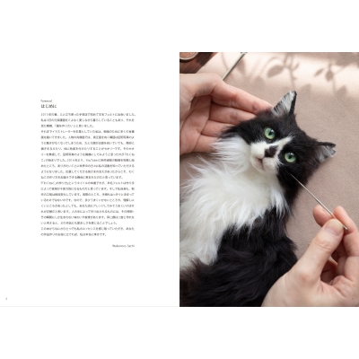 羊毛フェルトから生まれる猫の肖像 「わくねこ」の作り方 : Sachi