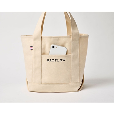 BAYFLOW 収納5ポケット LOGO TOTE BAG BOOK IVORY【ローソン・HMV限定