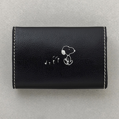 SNOOPY TINY WALLET BOOK 極小財布 BLACK : ブランド付録つきアイテム