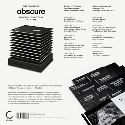 Complete Obscure Records Collection 1975-1978 | HMV&BOOKS online : Online  Shopping & Information Site - DIALP926BOX [English Site]