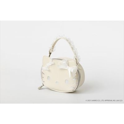 Hello Kitty バッグ・ミラー付きポーチ・りんごの座布団セット Hello Kitty バッグ・ミラー付きポーチ・りんごの座布団セット