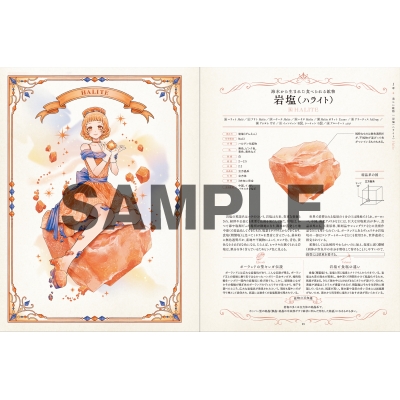 Minerals & Gems Art Exhibition 鉱物と宝石の事典 : 梅田あいな