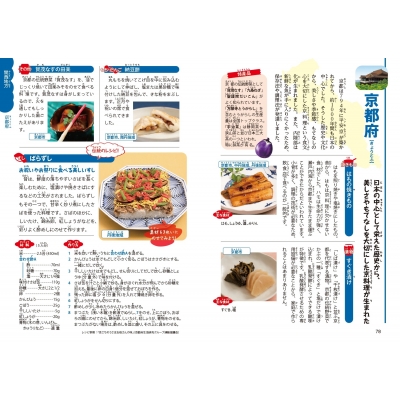 日本全国郷土料理ずかん たのしく学ぶご当地の味と文化 まなぶっく