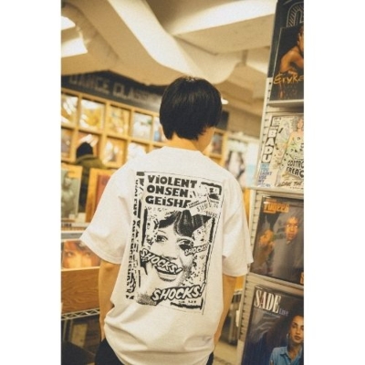 Sサイズ】Remix Tee by 河村康輔『SHOCKS! SHOCKS! SHOCKS!』ショート