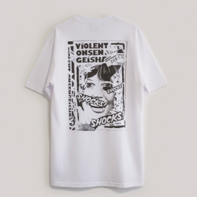 Mサイズ】Remix Tee by 河村康輔『SHOCKS! SHOCKS! SHOCKS!』ショート