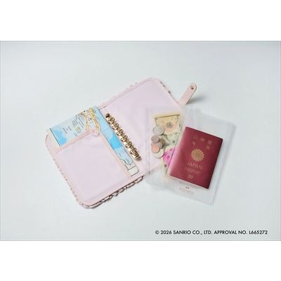 Maison de FLEUR×HELLO KITTY いちごマルチケースBOOK PINK : ブランド