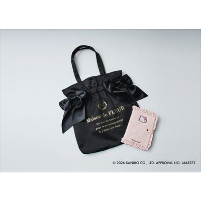 Maison de FLEUR×HELLO KITTY いちごマルチケースBOOK PINK : ブランド