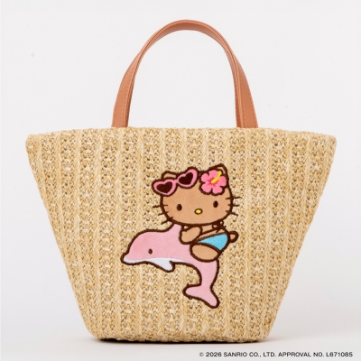 HELLO KITTY かごバッグBOOK pink dolphin ver. : ブランド付録つき