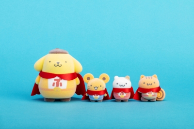 ポムポムプリン30周年 ポムポムヒーローマスコット : サンリオ