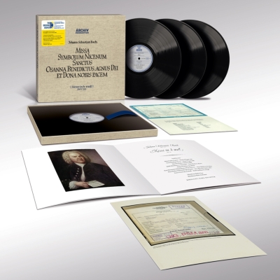 ヨハン・セバスチャン・バッハ カール・リヒター LPレコード レコード ミサ曲 ロ短調 カール・リヒター（3枚組/180グラム重量盤レコード