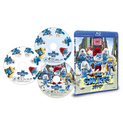 スマーフ 3D/2D Blu-ray & DVDセット 【特典DVD付き3枚組