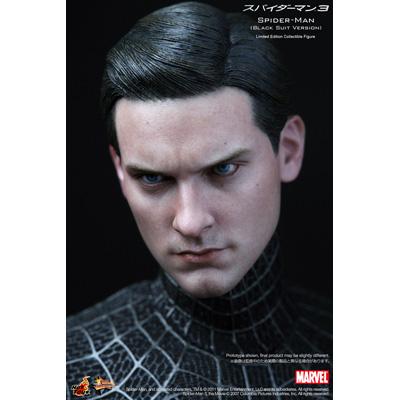 スパイダーマン3 ブラックブーツ オリジナルプロップ Movie Masterpiece 1 / 6 Figure: スパイダーマン3(ブラック