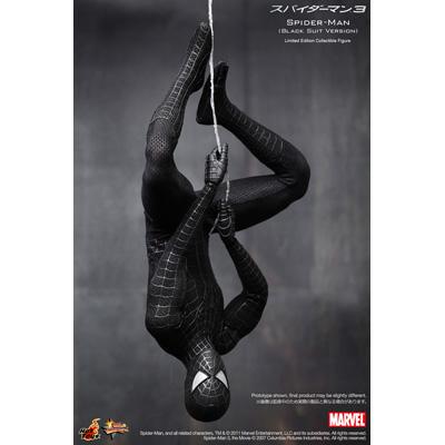 スパイダーマン3 ブラックブーツ オリジナルプロップ Movie Masterpiece 1 / 6 Figure: スパイダーマン3(ブラック