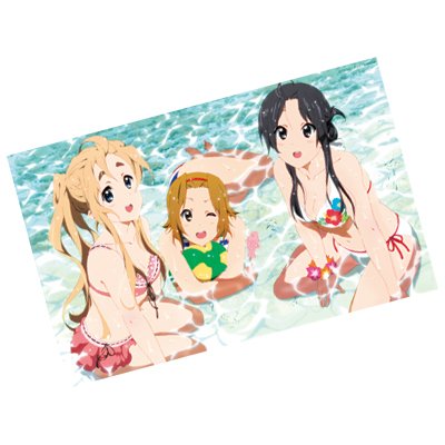 映画「けいおん！」 耐水ミニポスター4枚セット（琴吹 紬