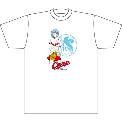 綾波レイ×12球団コラボTシャツ（広島東洋カープ）【M】 : T