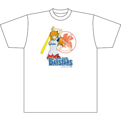 式波・アスカ・ラングレー×12球団コラボTシャツ（横浜DeNA