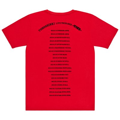 LIVE TOUR 2012 ～TONE～」グッズ Tシャツ【M】 : 東方神起