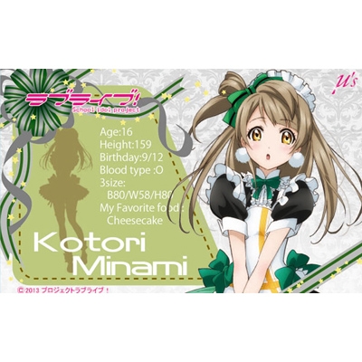 南ことり　CD封入特典カード(ラブライブ ) ラブライブ！オフィシャルカードゲーム PL!-bp4-003-P 南 ことり (P