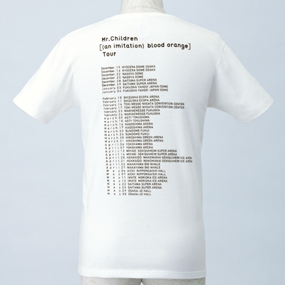 Tシャツ（Tour Logo / ホワイト）【サイズ：S】 / Tour Goods : Mr.Children | HMV&BOOKS