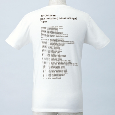 Tシャツ（Tour Logo / ホワイト）【サイズ：S】 / Tour Goods : Mr