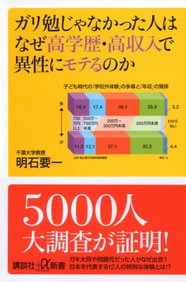 ガリ勉じゃなかった人はなぜ高学歴 高収入で異性にモテるのか 講談社プラスアルファ新書 明石要一 Hmv Books Online