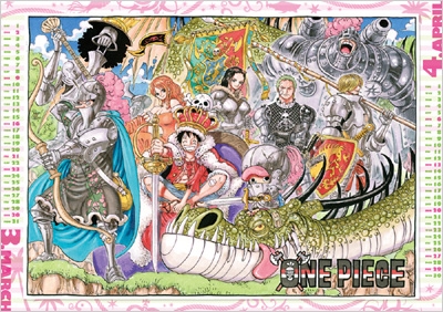 ONE PIECE コミックカレンダー2014 壁掛け型 : 尾田栄一郎 | HMV&BOOKS