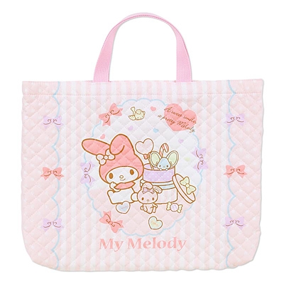 マイメロディ キルティング手さげバッグ(パーティ) : サンリオ