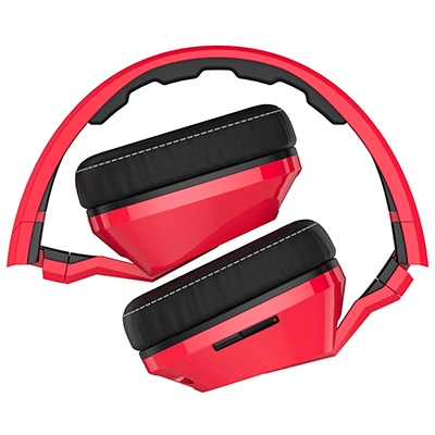SKULLCANDY ： CRUSHER MIC1 (RED/BLACK) : HEADPHONES