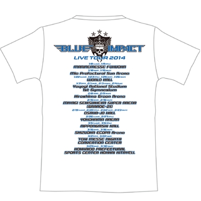 ポスターフレーム BLUE IMPACT LIVETOUR2014 トラステ 限定Tシャツ