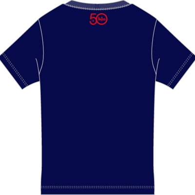 Beatles No.5 日本盤50周年記念Tシャツ Navy 【XL】 : The Beatles
