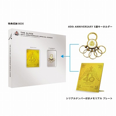 THE ALFEE 40th Anniversary スペシャルボックス (2DVD+16CD) : THE