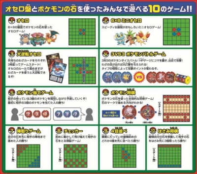 ポケモン ゲームファクトリー ポケットモンスターxy ポケモンオセロ バトルゲーム10 Hmv Books Online おもちゃ