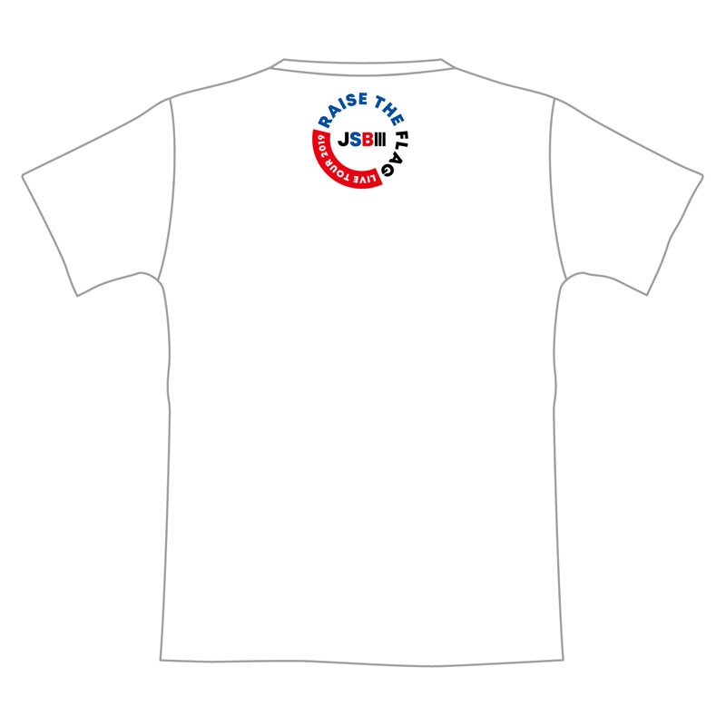 RAISE THE FLAG JSBIII Tシャツ/WHITE/S 2回目 : 三代目 J SOUL